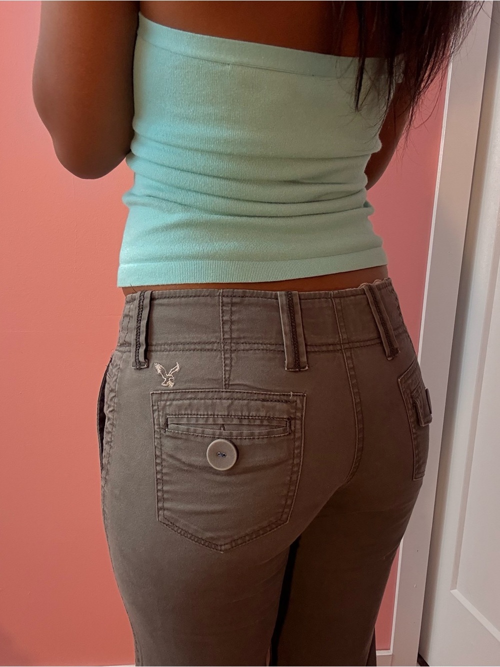 American eagle low rise bootcut pants